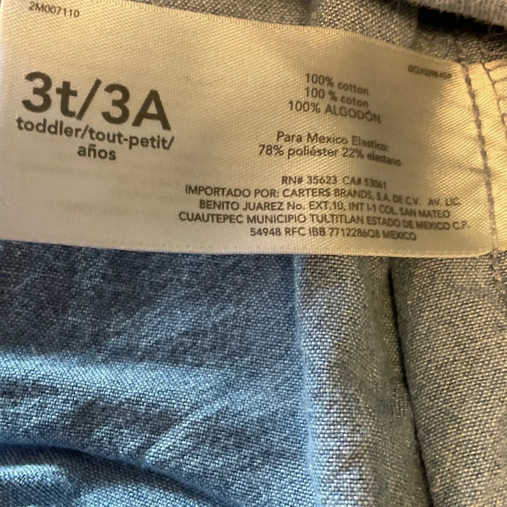 Carter's Blue Long Sleeve Casual Dress